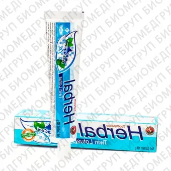 Twin Lotus Herbal FreshCool зубная паста c травами, 40 г