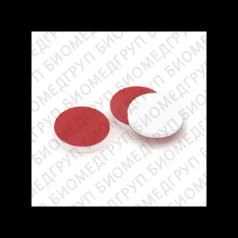 Септа силиконовая белая PTFE/Red Silicone, 1 мм, 9425, PRESLIT, 100 шт./уп., Импорт, C0000422