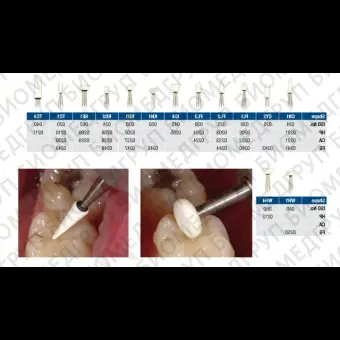 ДураВайт / DuraWhite  камень из оксида алюминия со стеклянной связкой, 1шт. Shofu HP FL3 0204