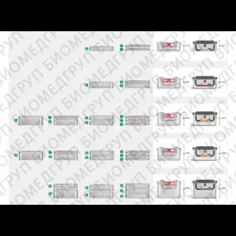 Контейнер для стерилизации marSafe 1/2, оранжевая рамка, 303016 см KLS Martin