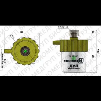 Флакон для медицинского аспиратора RVB