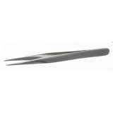 Пинцет прецизионный прямой, сверхострый, нержавеющая сталь 18/10, 120 мм, 1 шт, Bochem, 1600