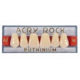 Зубы акриловые Acry Rock фронтальные верхние (планка 6 зубов) (C1 S-38)